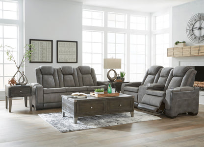 Ashley Next-Gen DuraPella Performance Fabric Dual Power Reclining Sofa