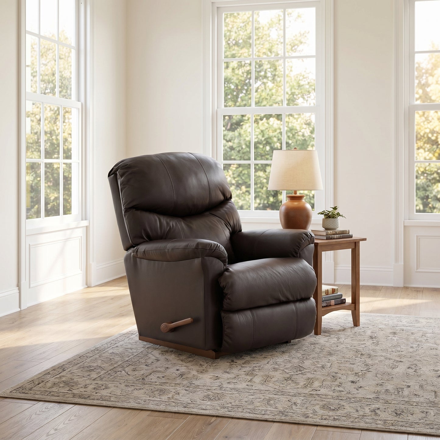 La-Z-Boy Larson Leather Rocker Recliner