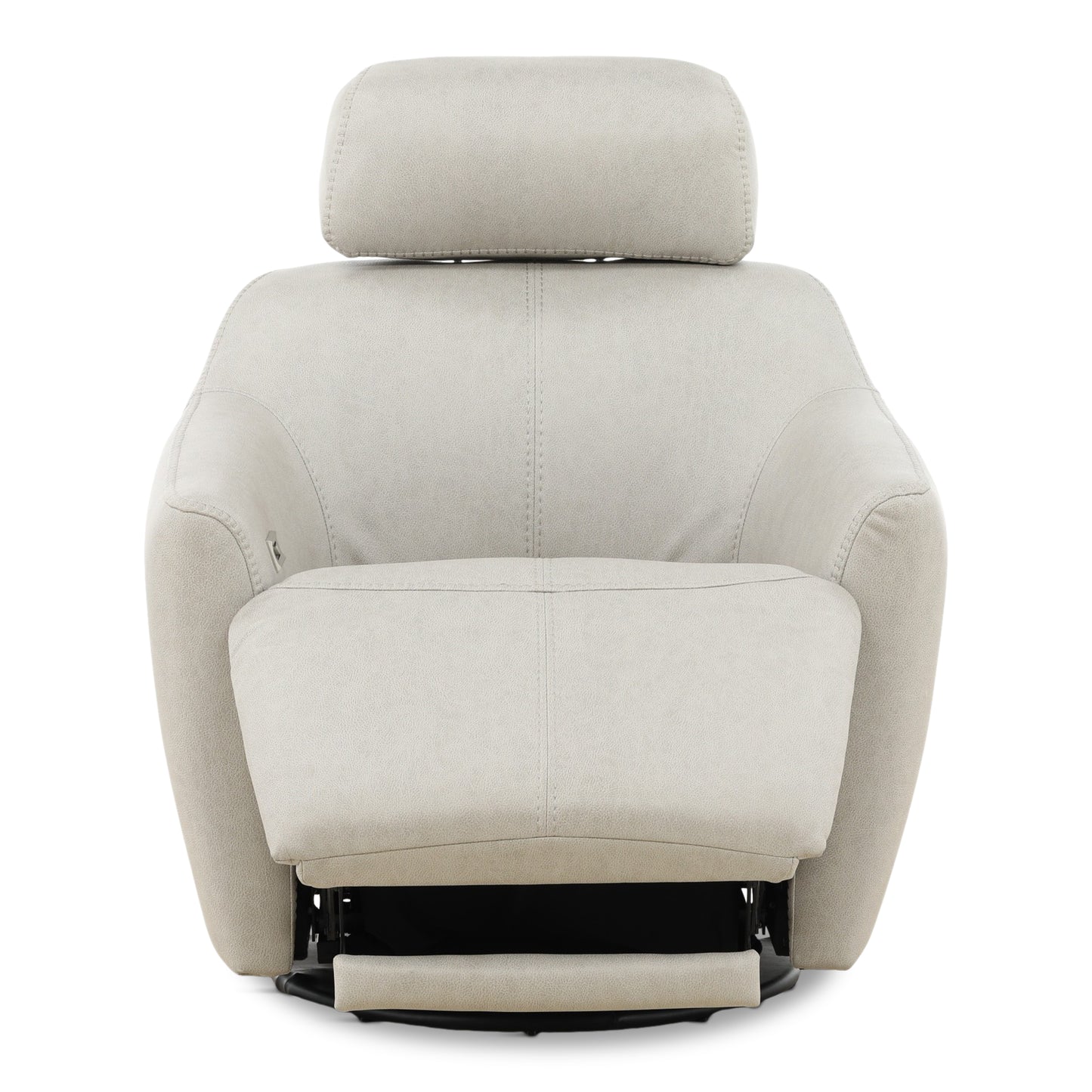 Walden Leather Power Swivel Recliner
