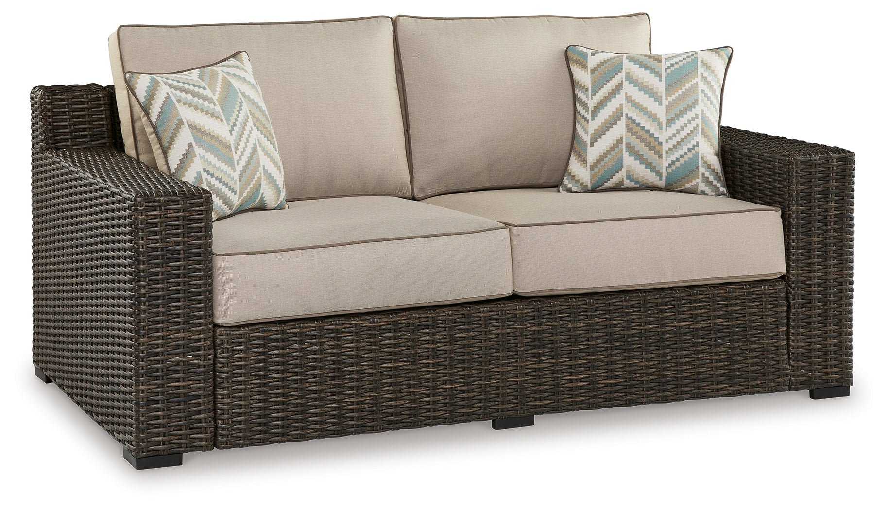 Coastline Outdoor Loveseat with Cushion