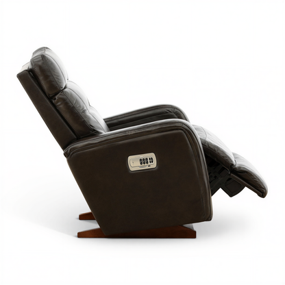 La-Z-Boy Baron Leather Power Rocker Recliner with Power Headrest