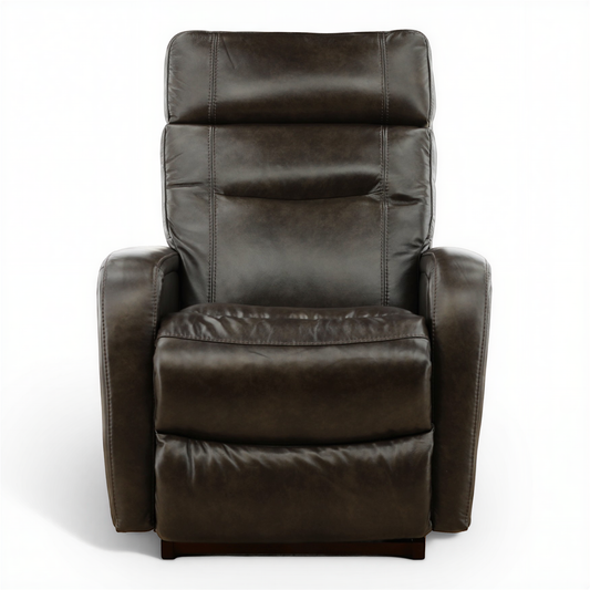 La-Z-Boy Baron Leather Power Rocker Recliner with Power Headrest and Lumbar