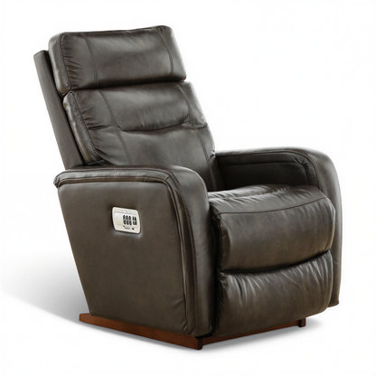 La-Z-Boy Baron Leather Power Rocker Recliner with Power Headrest