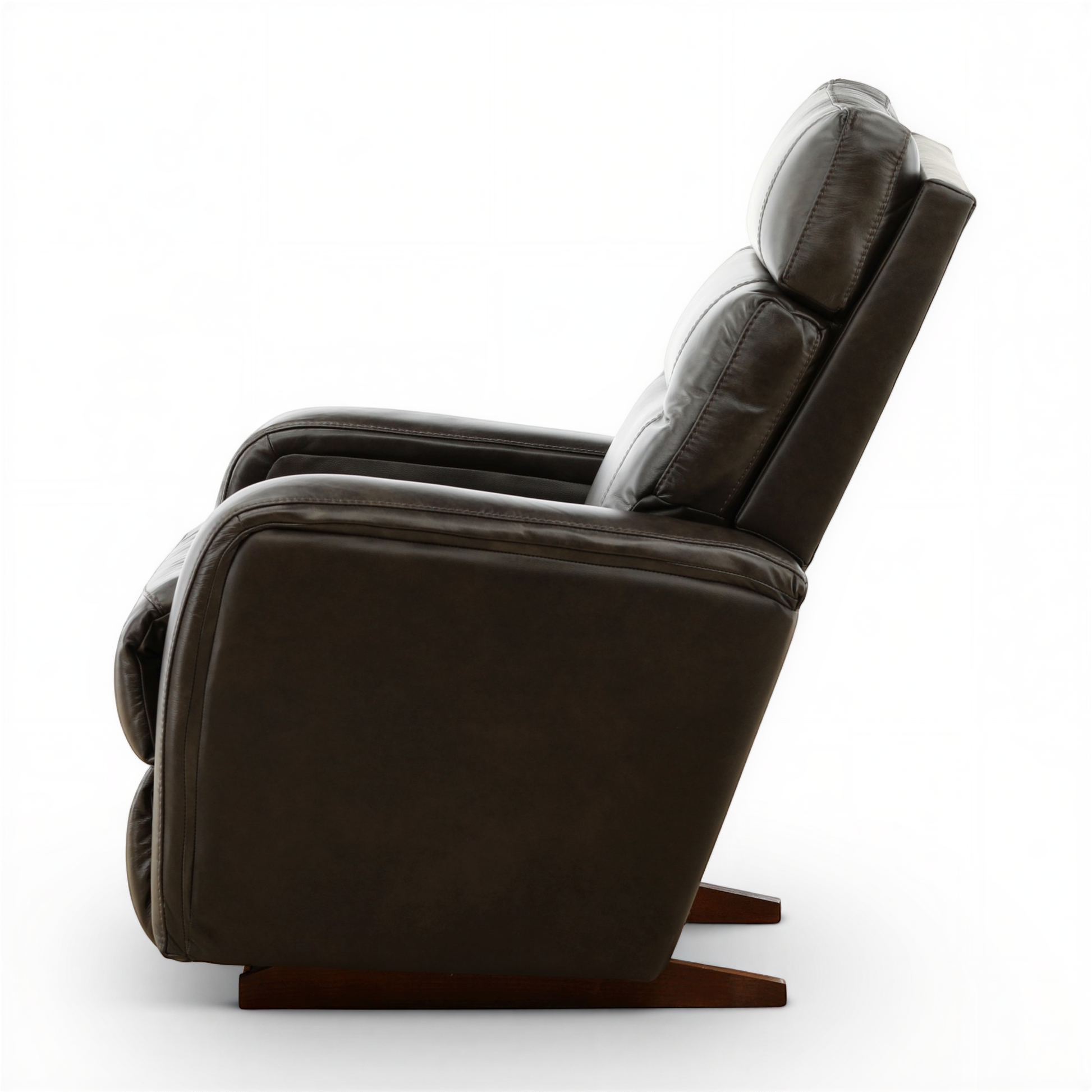 La-Z-Boy Baron Leather Power Rocker Recliner with Power Headrest
