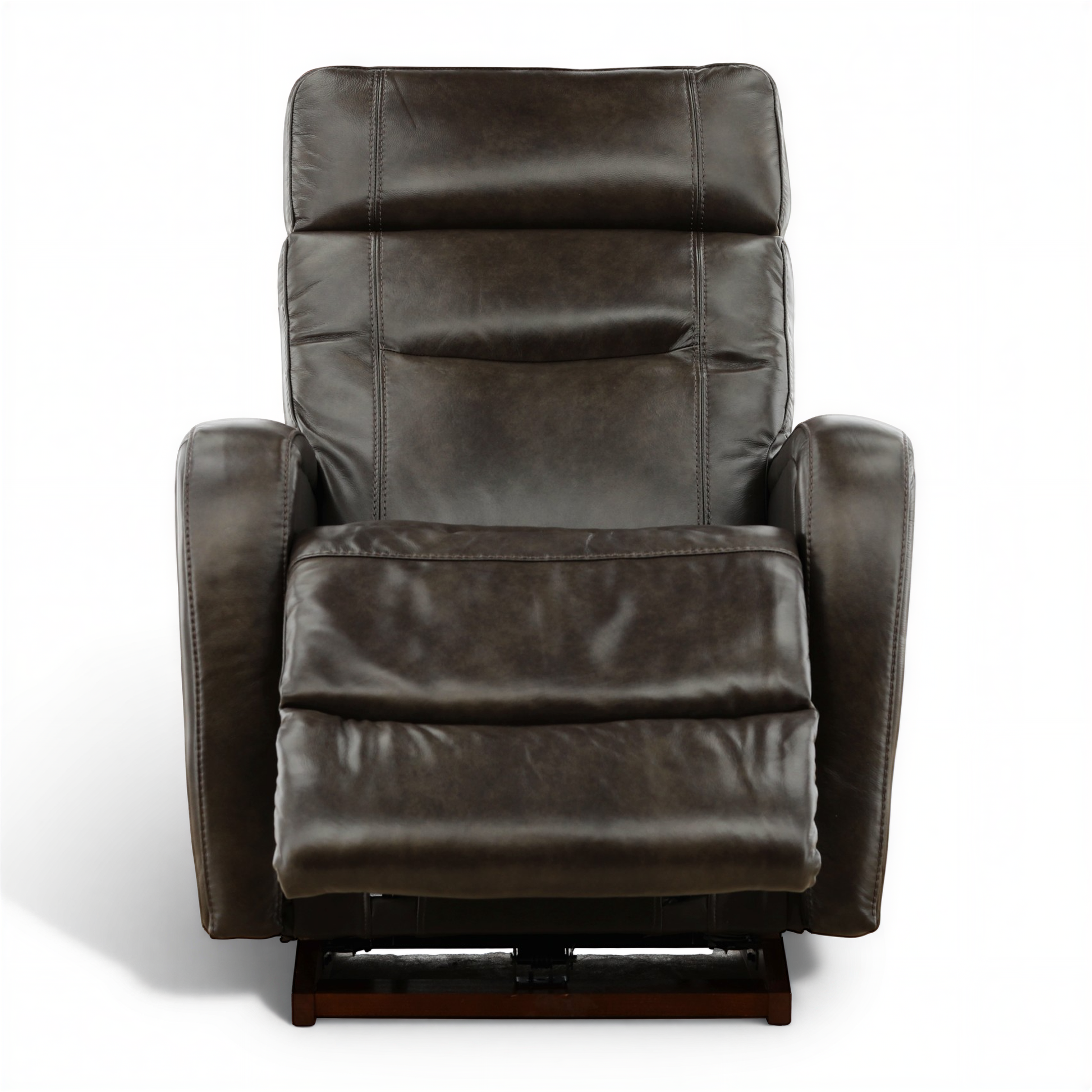 La-Z-Boy Baron Leather Power Rocker Recliner with Power Headrest