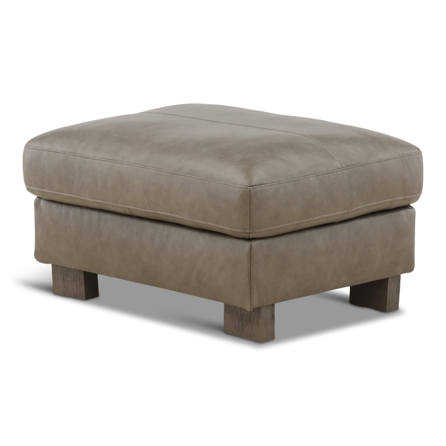 Alta Leather Ottoman