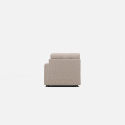 Modular One Right Arm Facing Chair - Stone