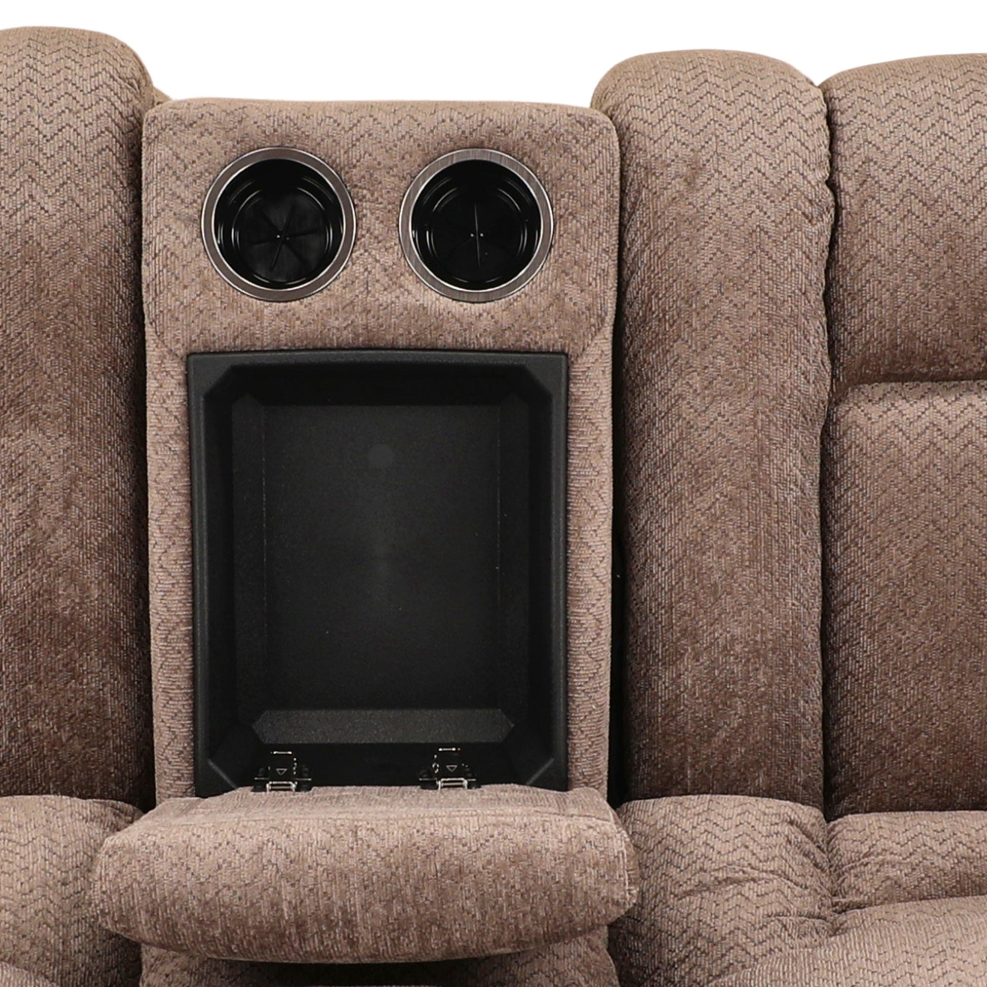 Solana Rocking Reclining Console Loveseat