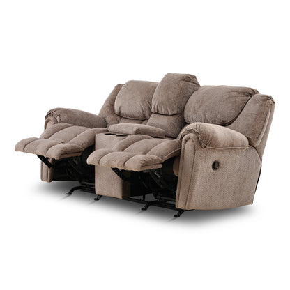 Solana Rocking Reclining Console Loveseat