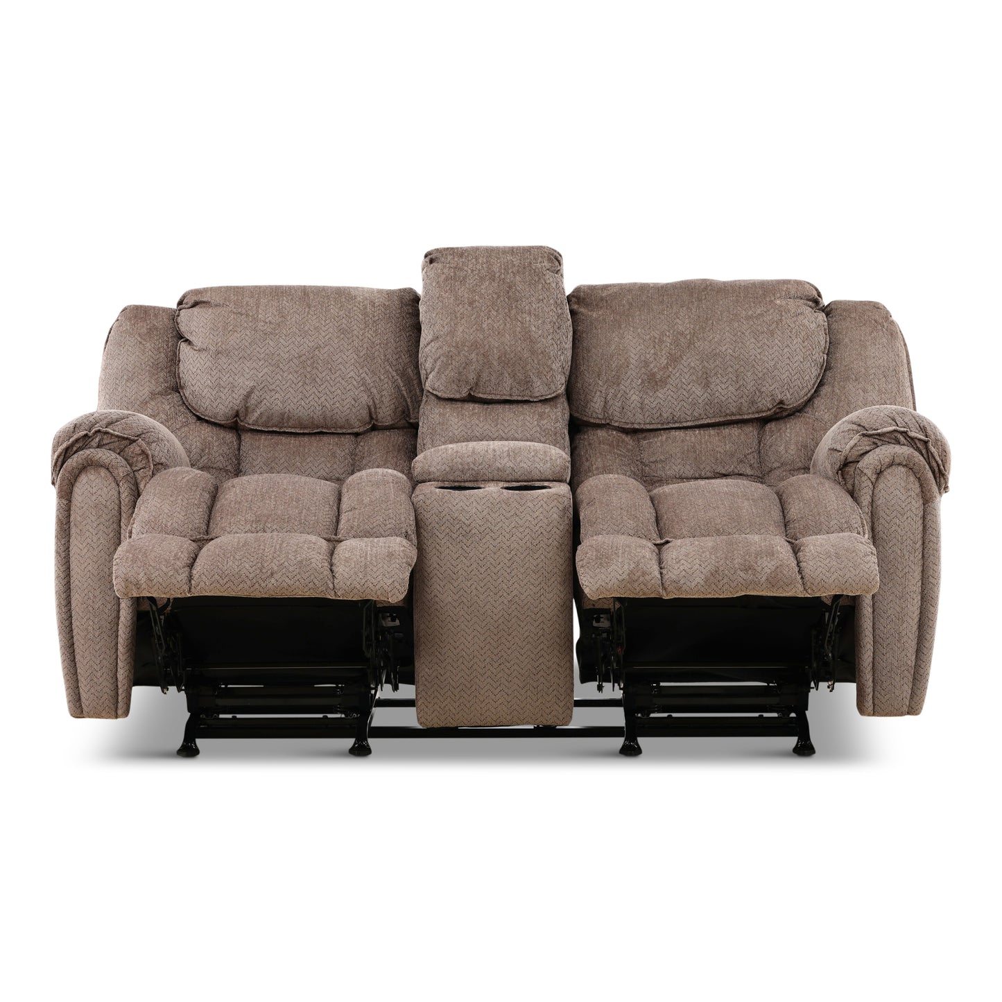Solana Rocking Reclining Console Loveseat