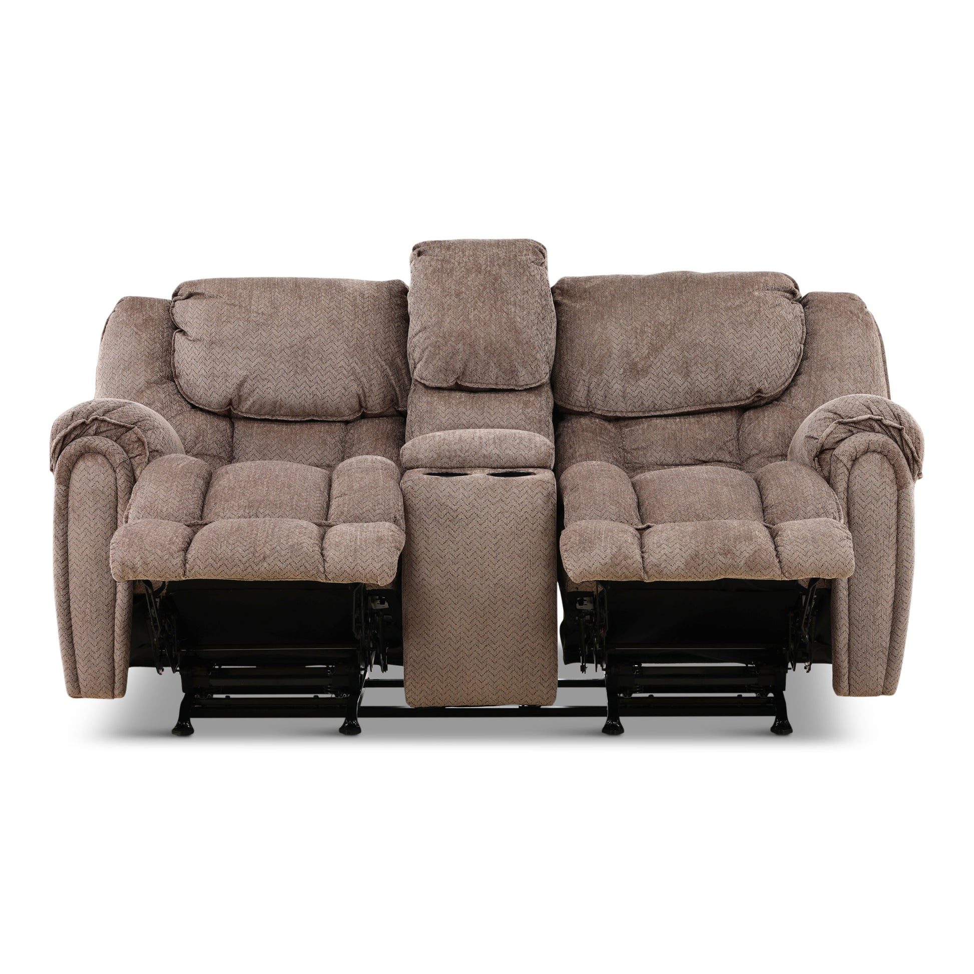 Solana Rocking Reclining Console Loveseat