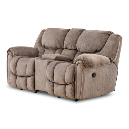Solana Rocking Reclining Console Loveseat