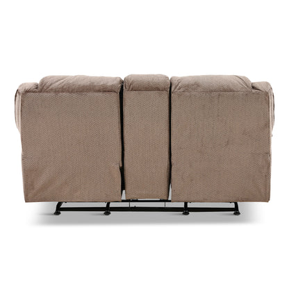 Solana Rocking Reclining Console Loveseat