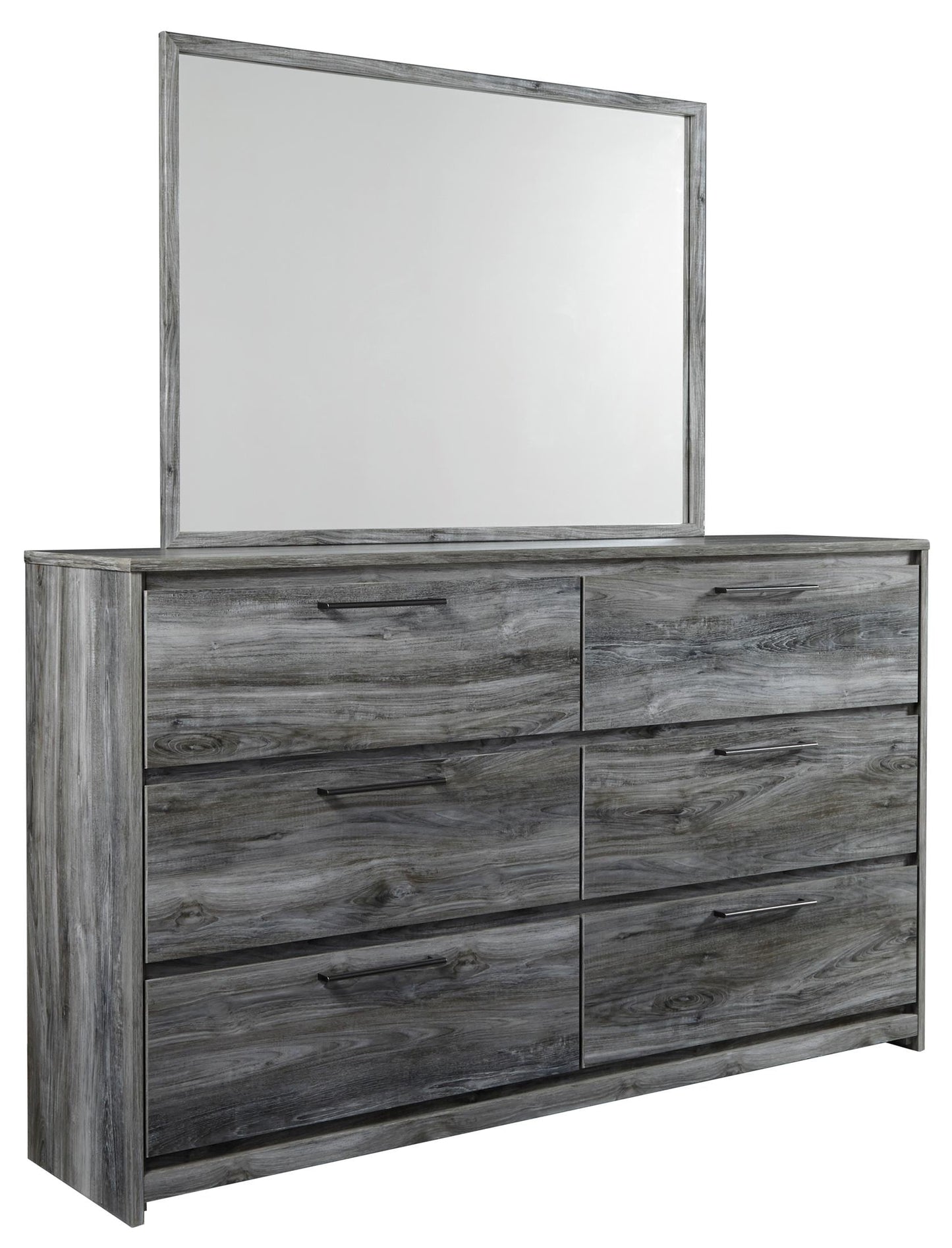 Baystorm 6 Drawer Dresser and 42" Mirror