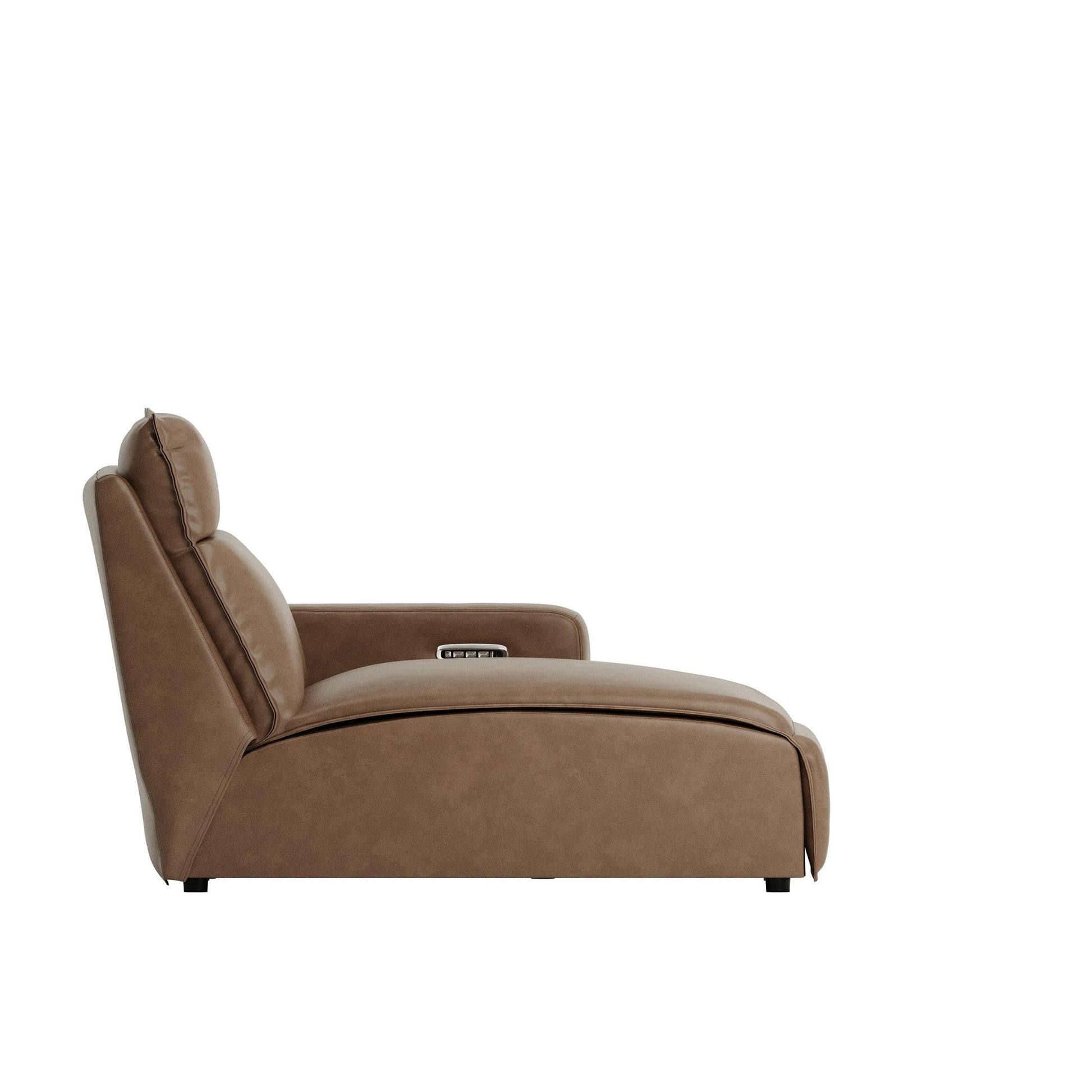 Modular Two Right Arm Facing Power Chaise - Saddle