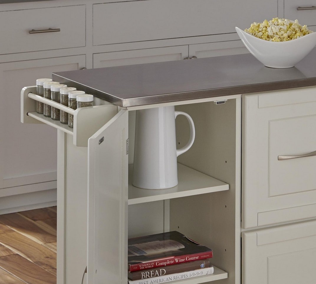 Dolly Madison 2 Drawer Kitchen Cart