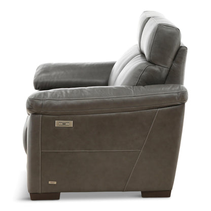 Estremo Leather Power Reclining Loveseat