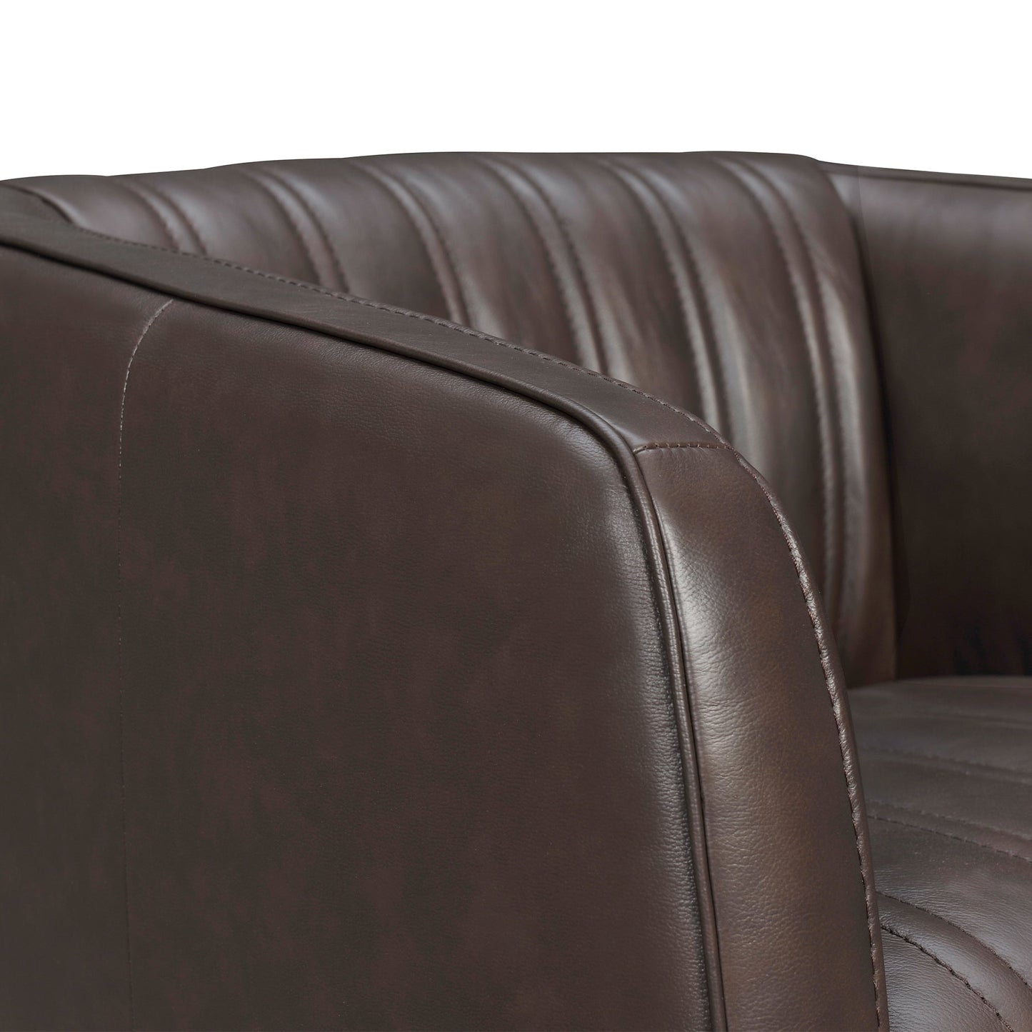 Aries Leather Swivel Chair