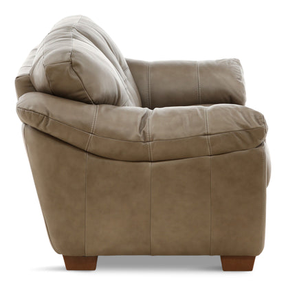 Camy Leather Loveseat