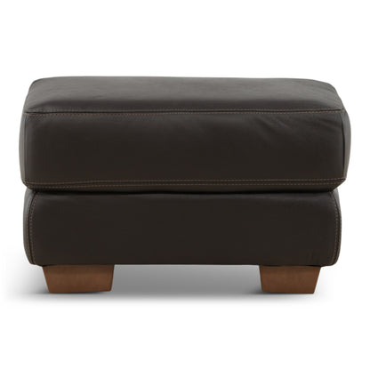 Camy Leather Ottoman