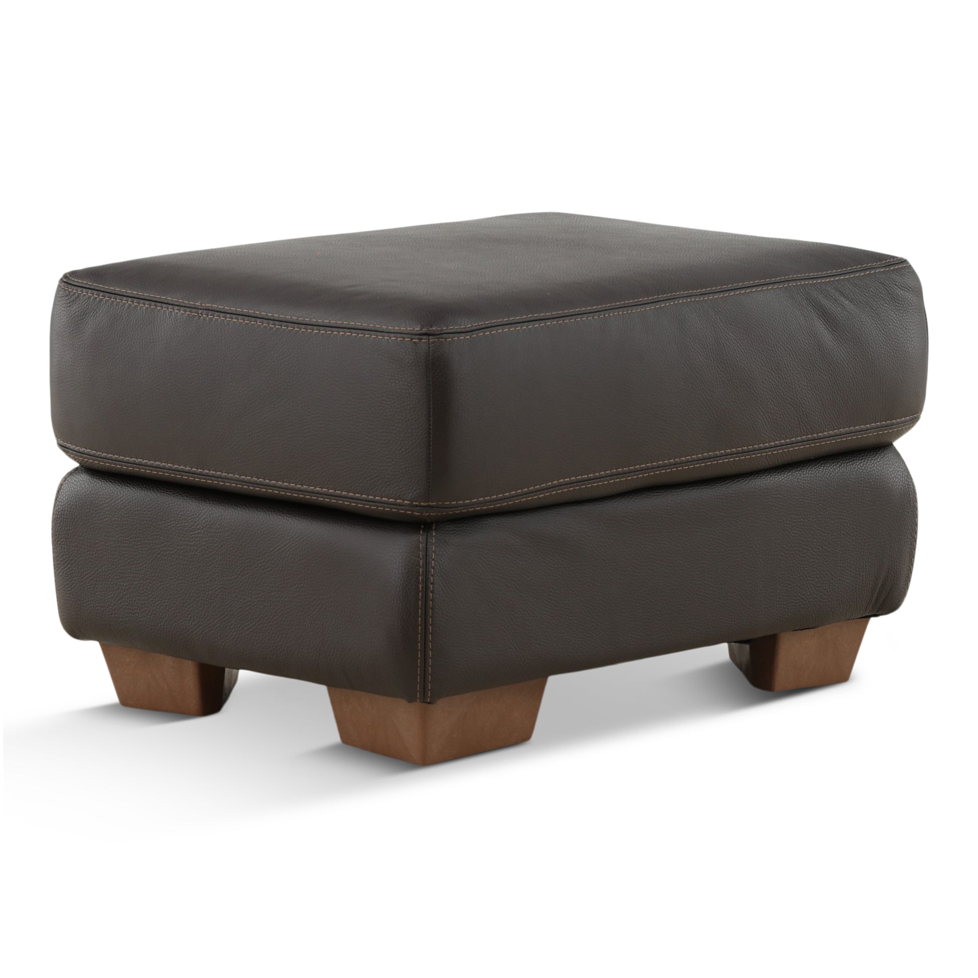 Camy Leather Ottoman