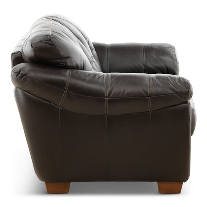 Camy Leather Loveseat