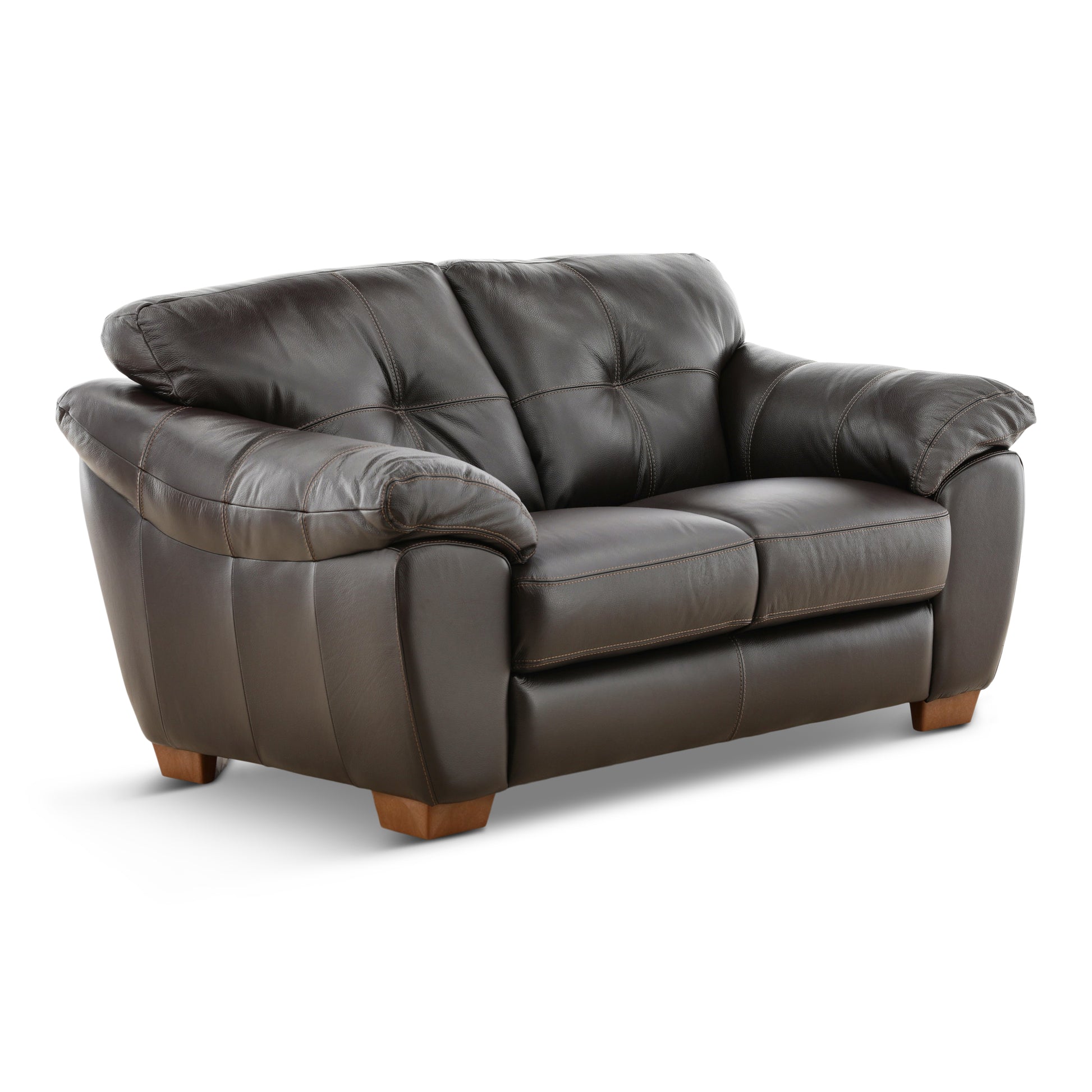 Camy Leather Loveseat