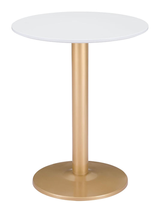 Alto Bistro Table White & Gold