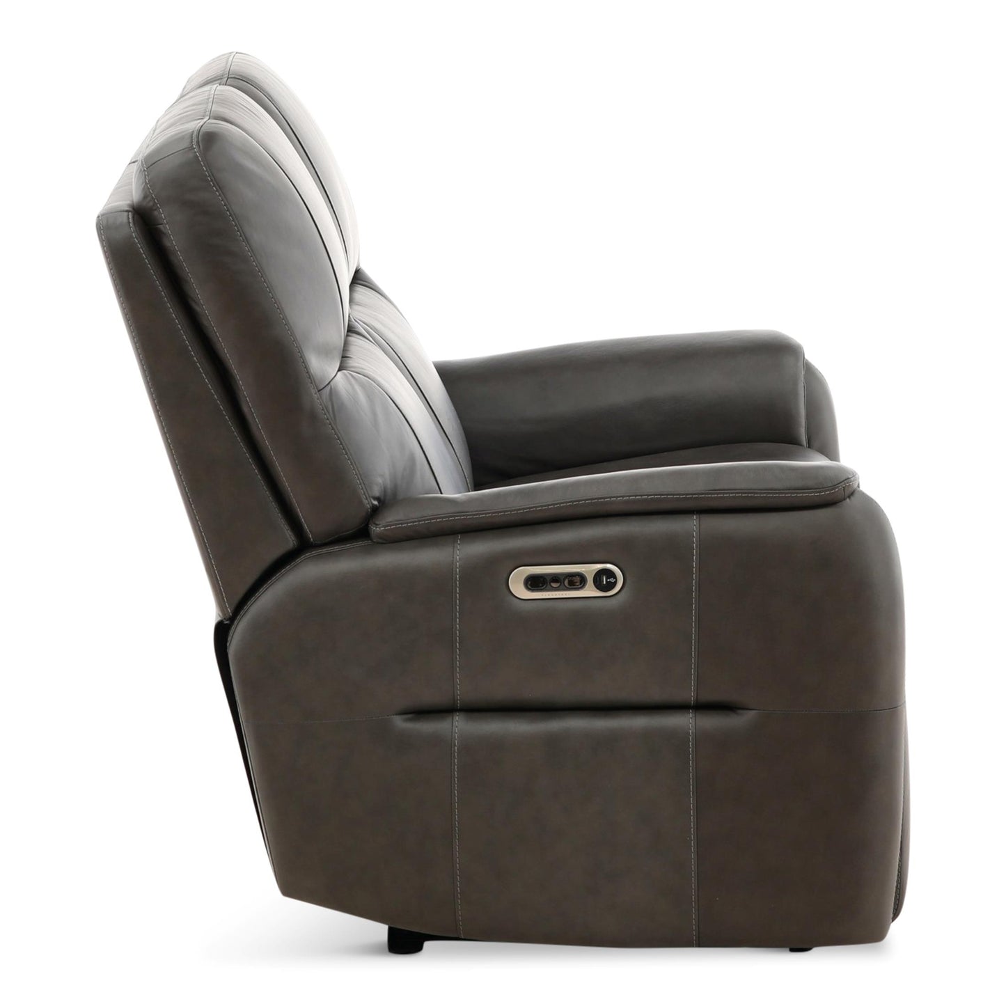 Walker Leather Power Reclining Loveseat