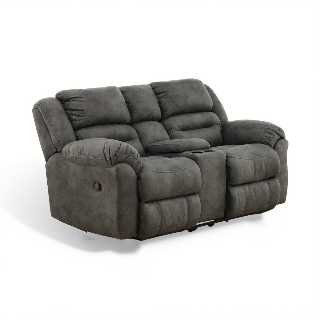 Summit Reclining Console Loveseat