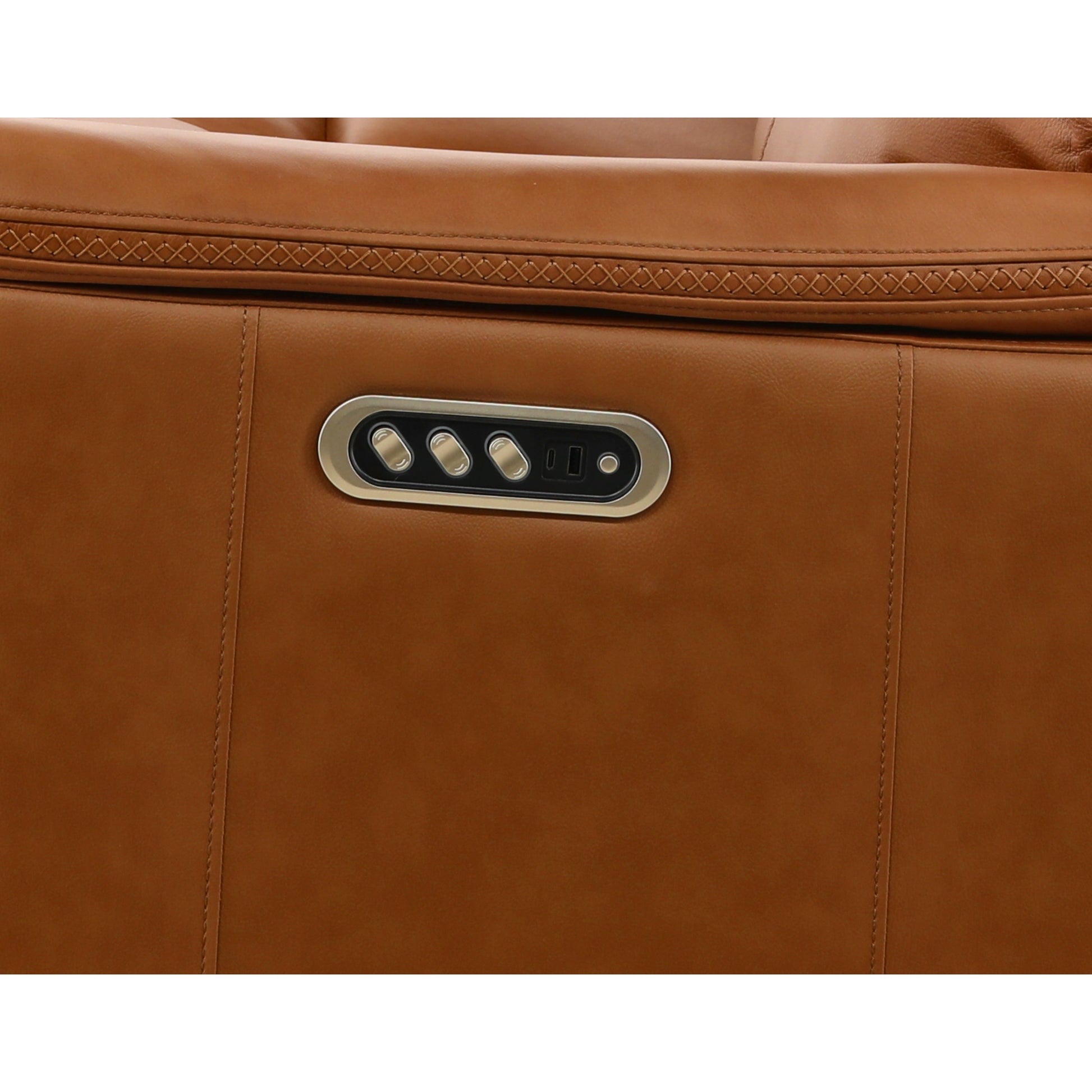 Samarah Power Reclining Leather Sofa