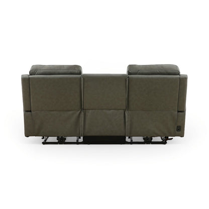 Samarah Power Reclining Leather Sofa