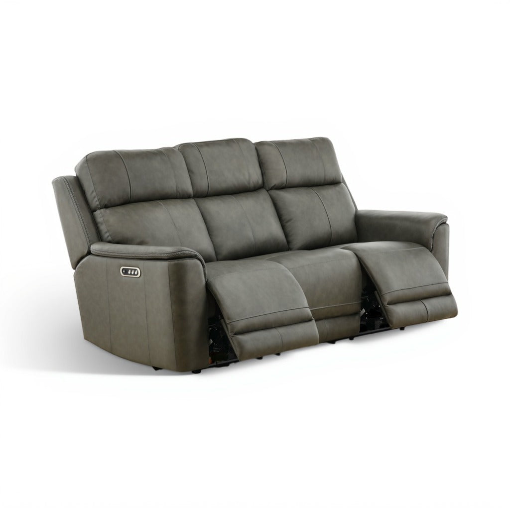 Samarah Power Reclining Leather Sofa
