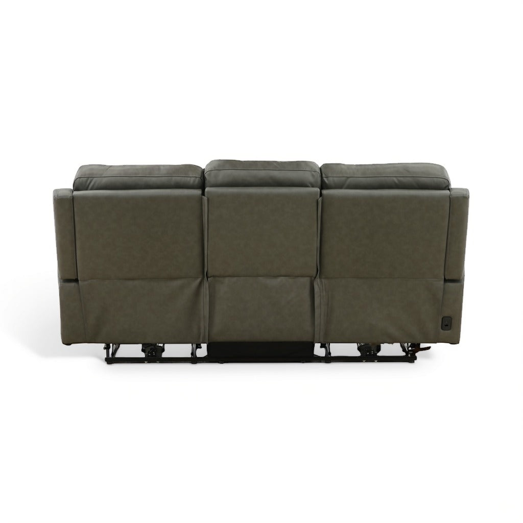 Samarah Power Reclining Leather Sofa