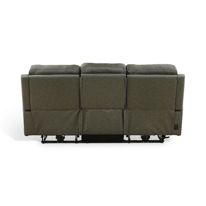 Samarah Power Reclining Leather Sofa