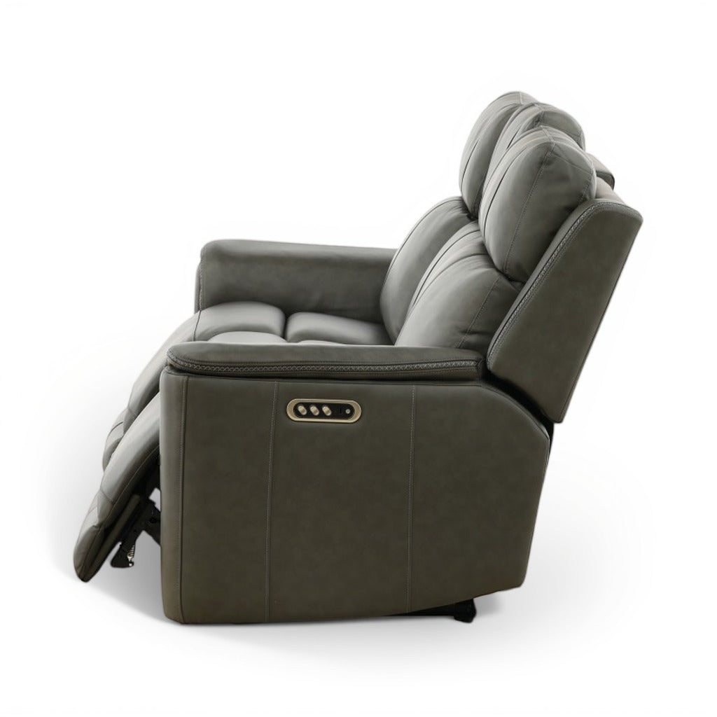 Samarah Power Reclining Leather Sofa