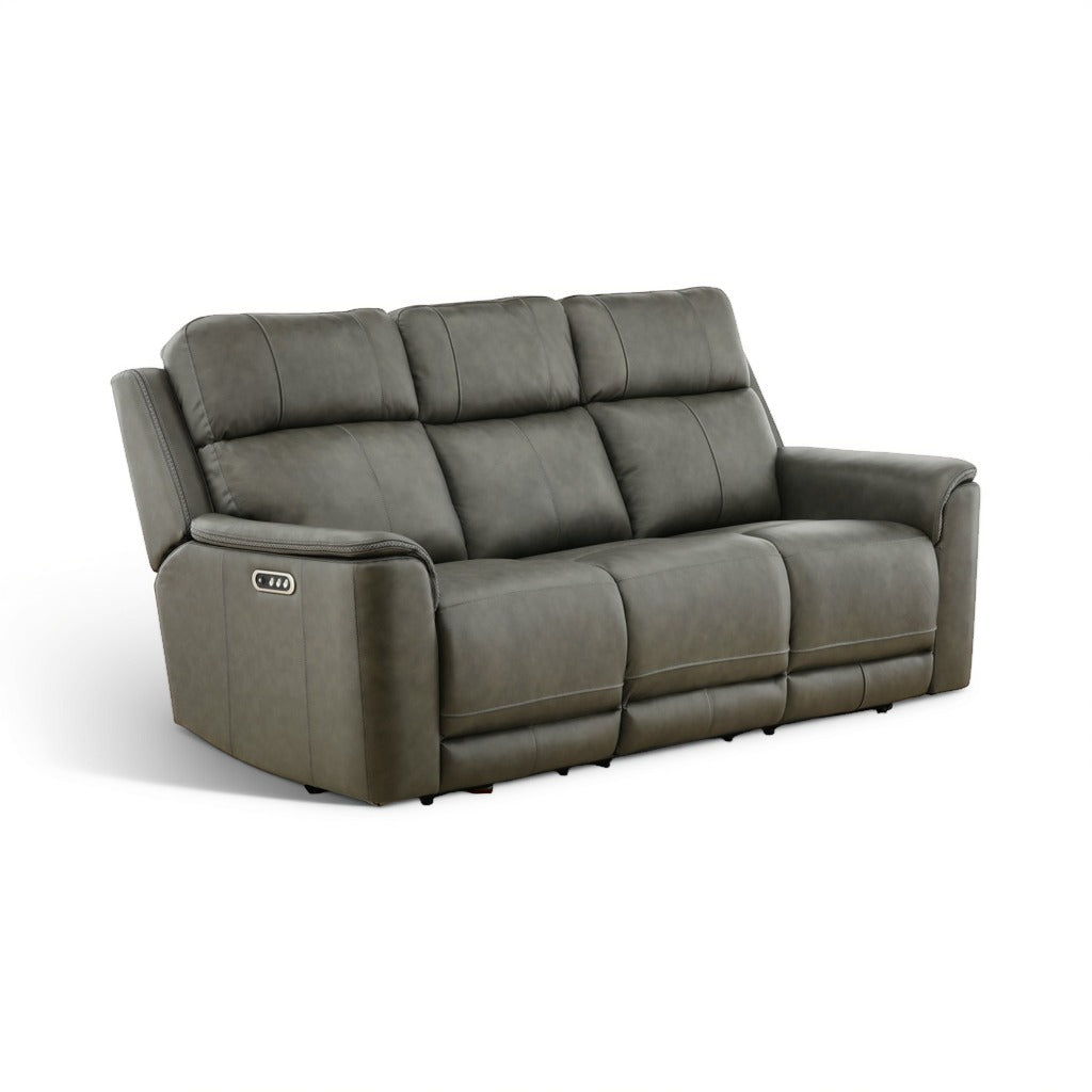 Samarah Power Reclining Leather Sofa