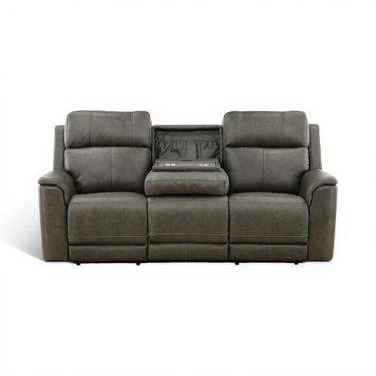 Samarah Power Reclining Leather Sofa
