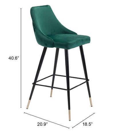 Piccolo Barstool Green