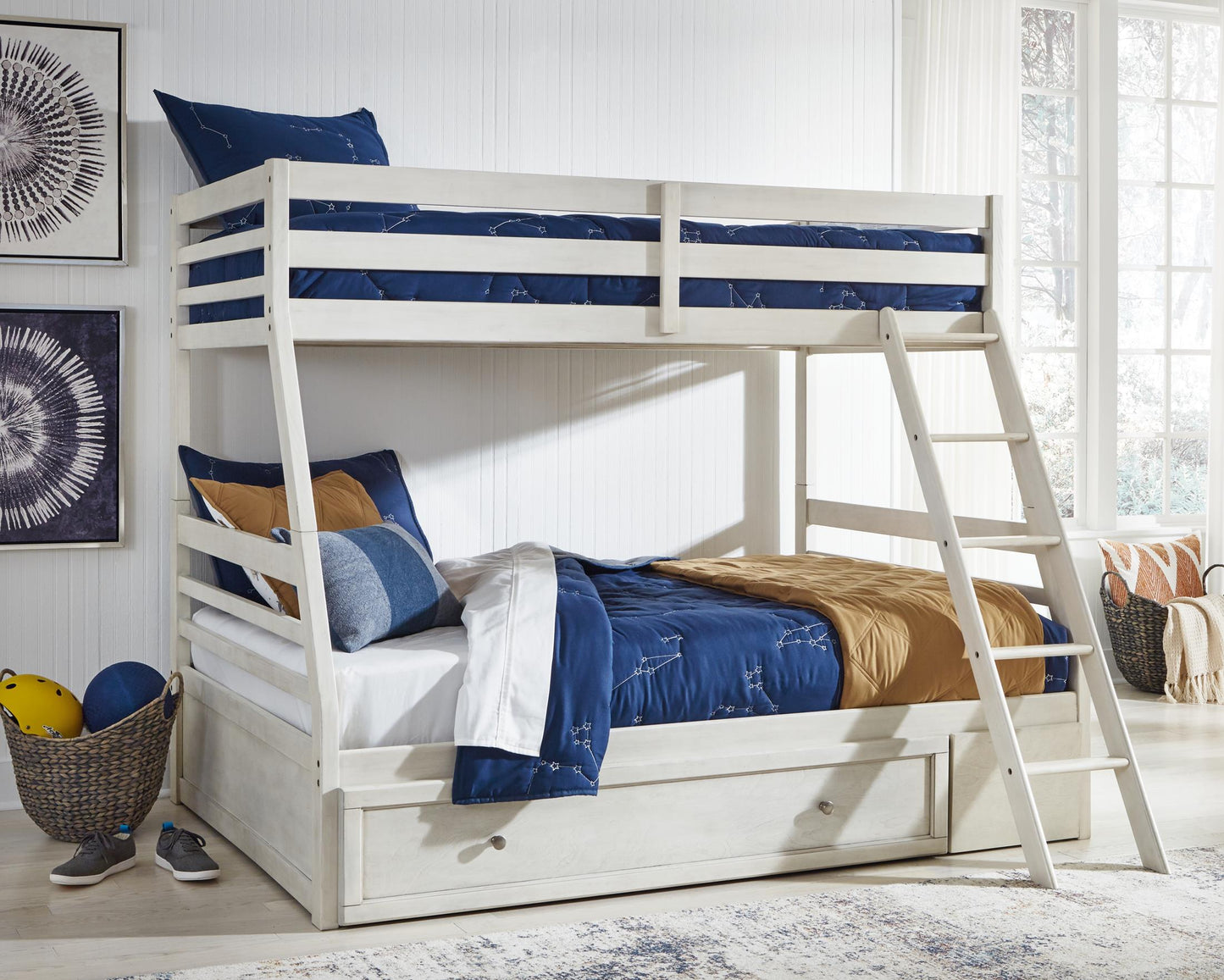 Robbinsdale Twin Over Full Storage Bunk Bed