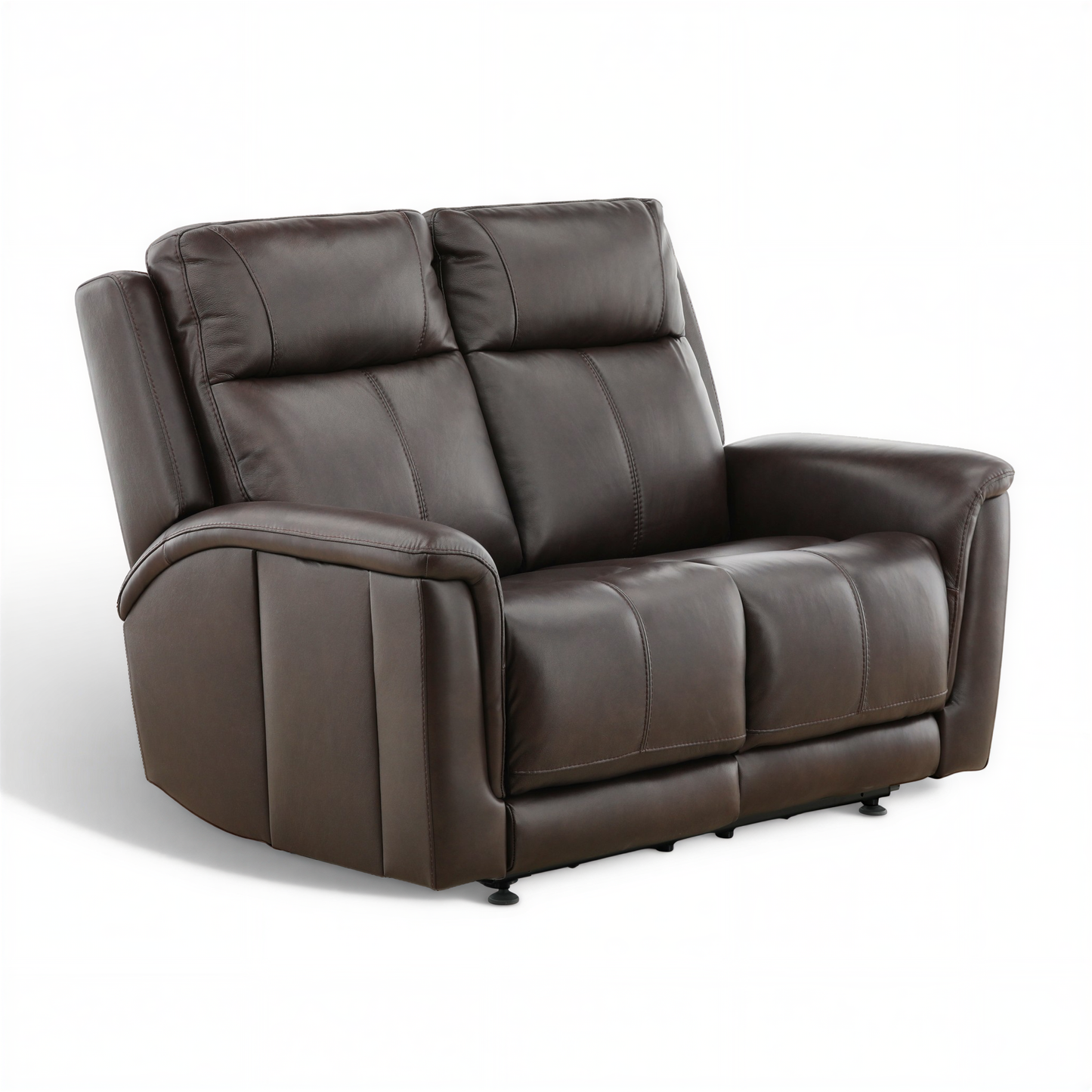 Flexsteel Trey Leather Power Reclining Loveseat