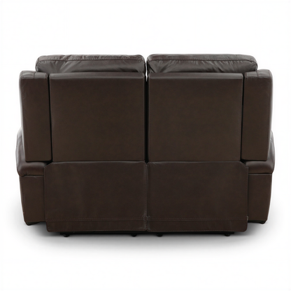 Flexsteel Trey Leather Power Reclining Loveseat