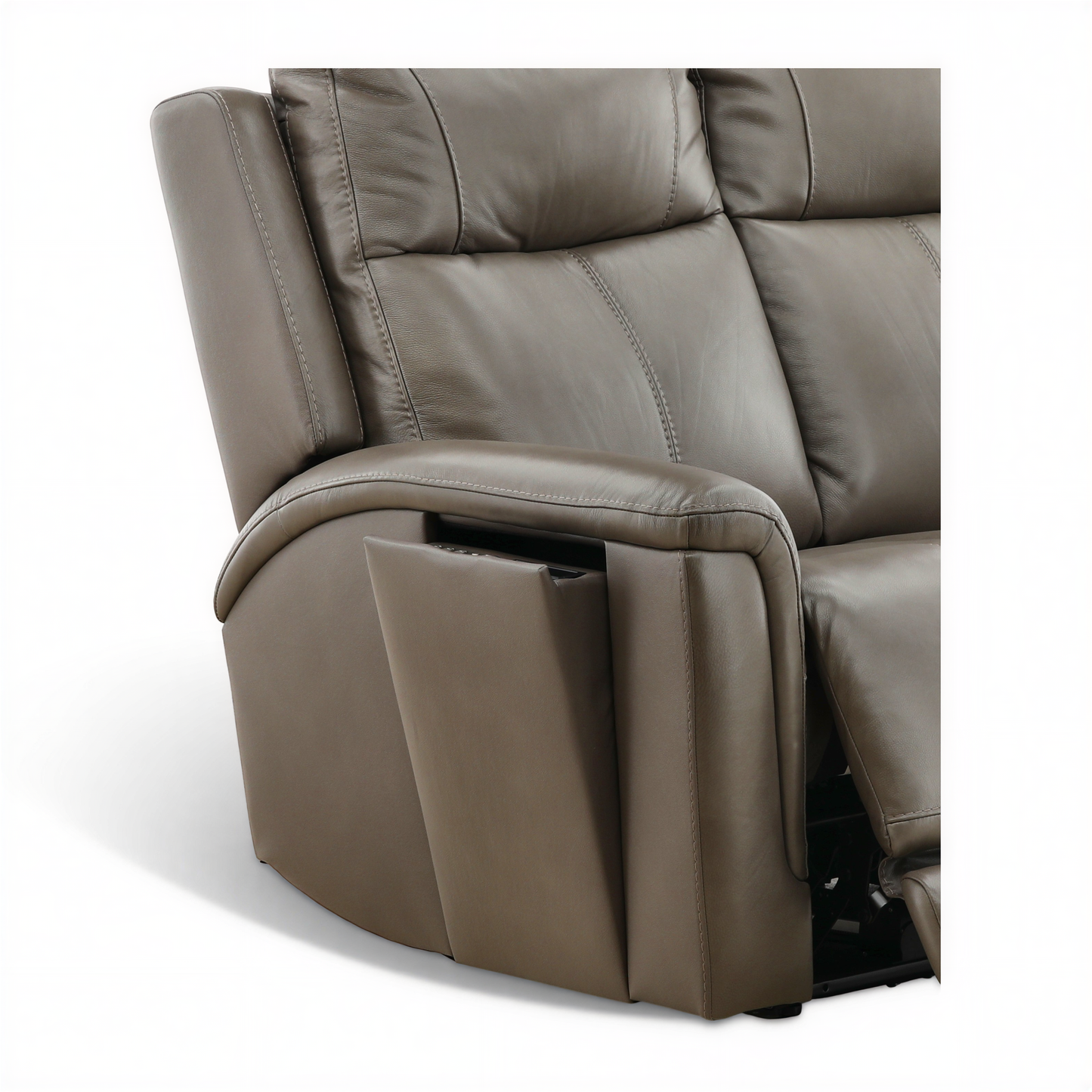Flexsteel Trey Leather Power Reclining Loveseat