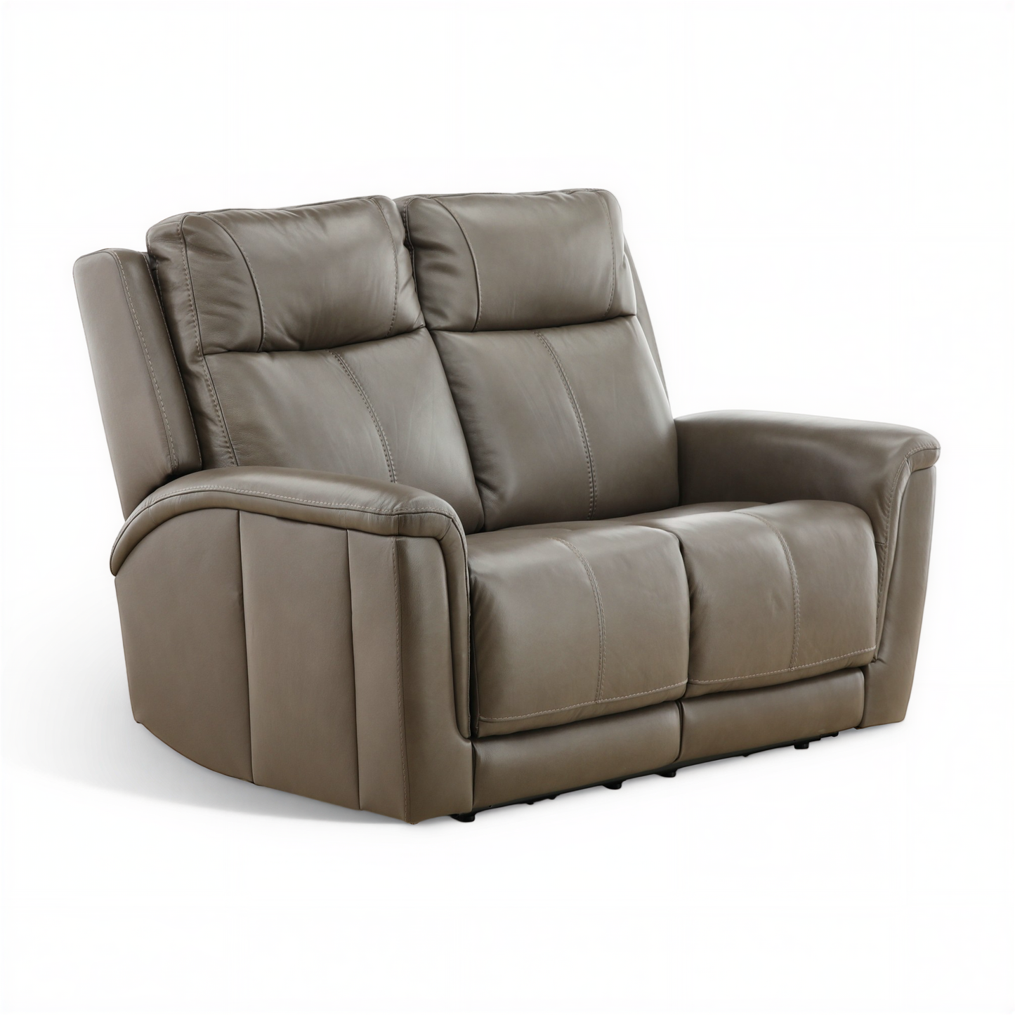 Flexsteel Trey Leather Power Reclining Loveseat