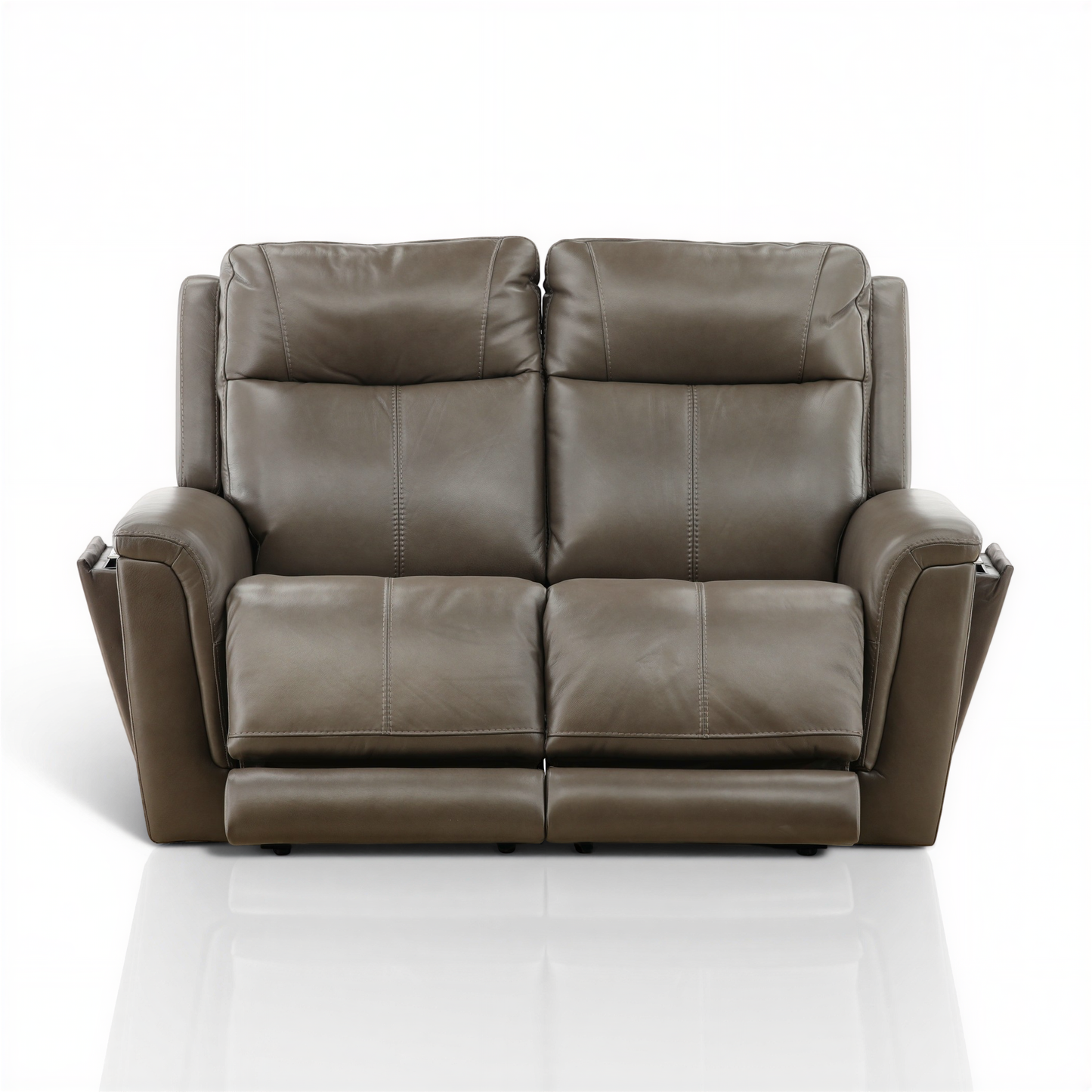 Flexsteel Trey Leather Power Reclining Loveseat