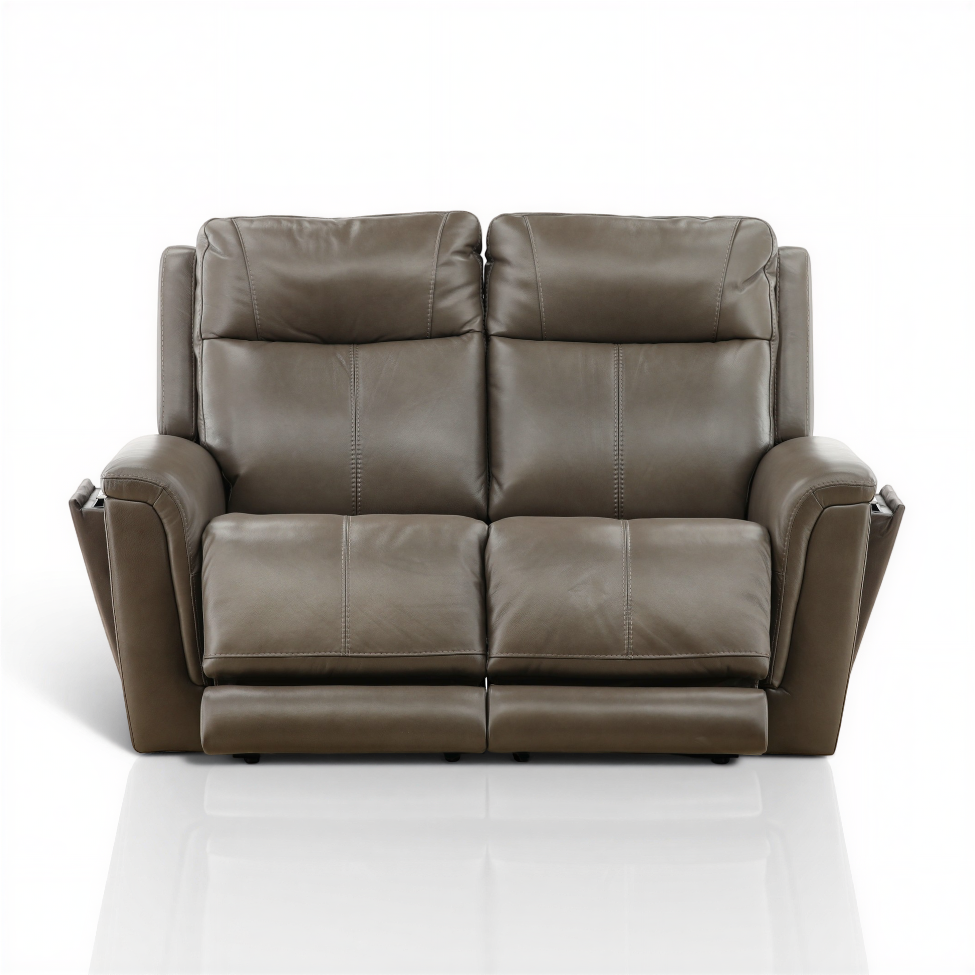Flexsteel Trey Leather Power Reclining Loveseat