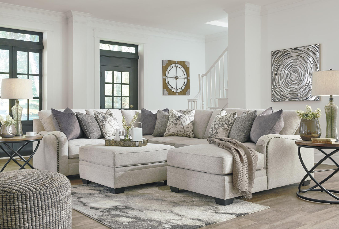 DELLARA 4-PIECE SECTIONAL WITH