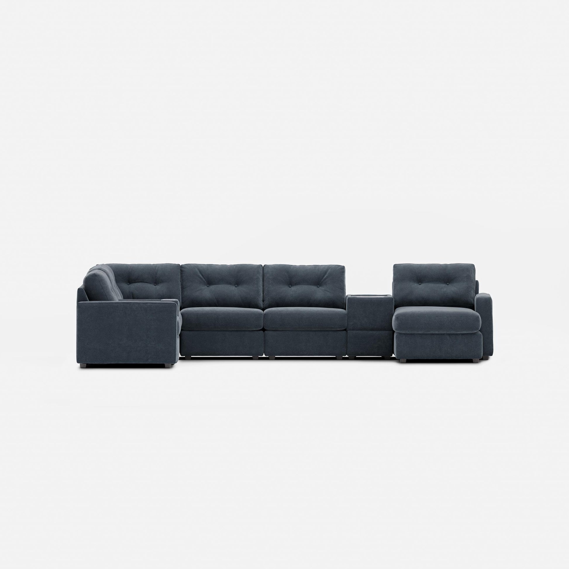 Modular One Right Facing 8-Piece Sectional - Navy