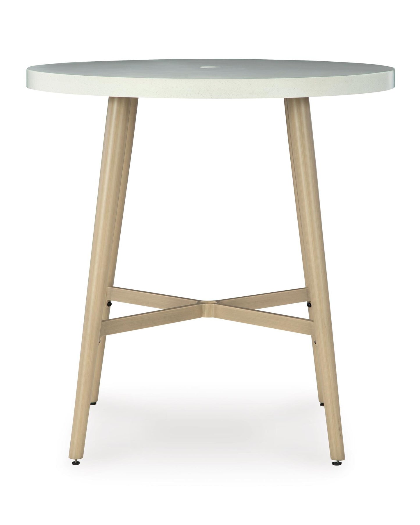 Seton Creek Round Bar Height Table with Umbrella Option