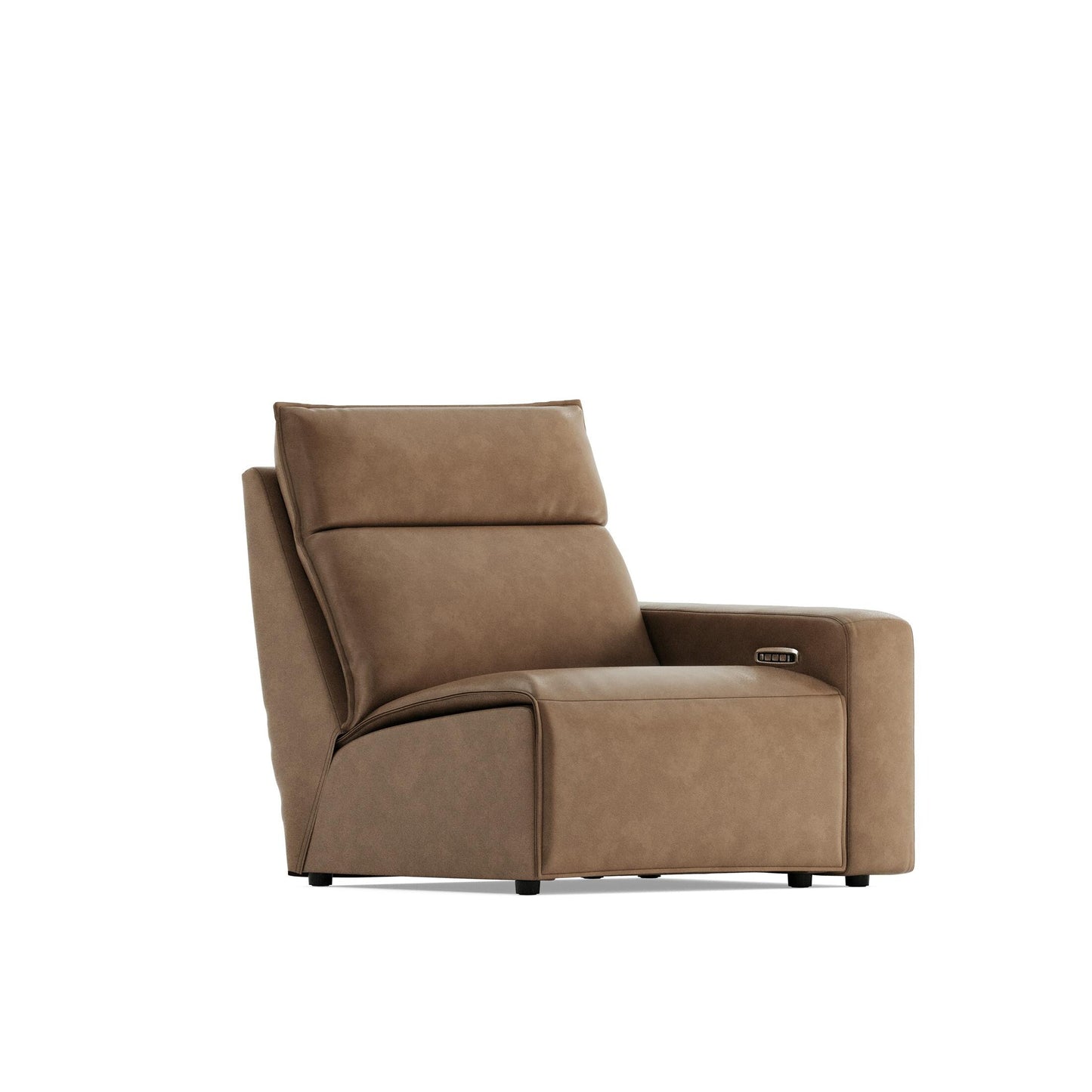 Modular Two Right Arm Facing Power Recliner - Saddle